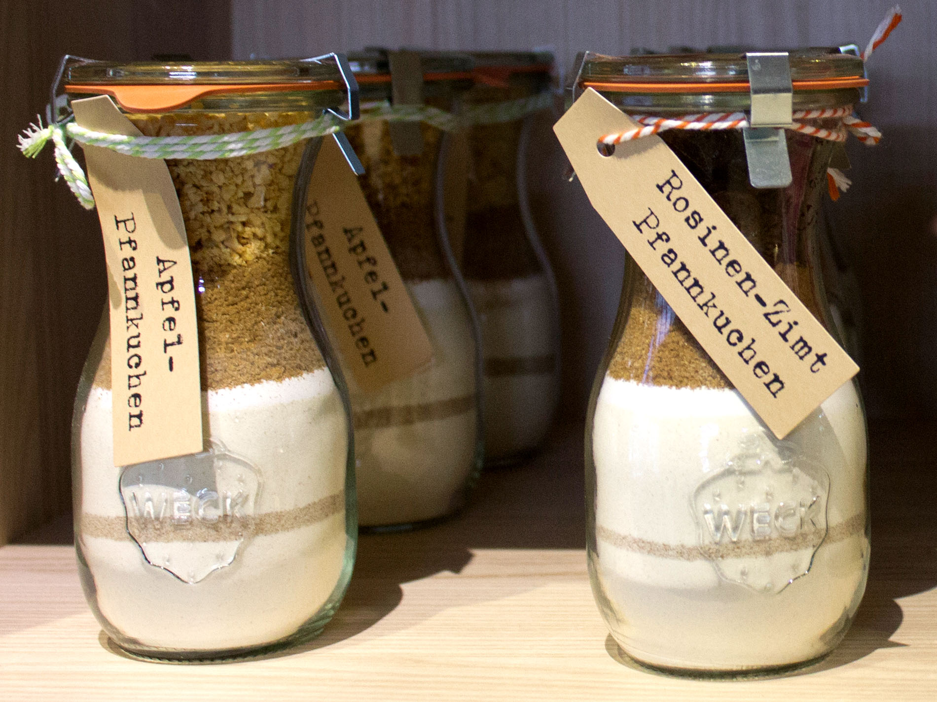 Backmischungen im Weck-Glas